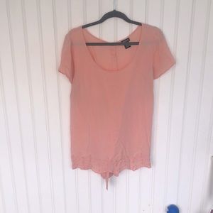 Torrid coral blouse